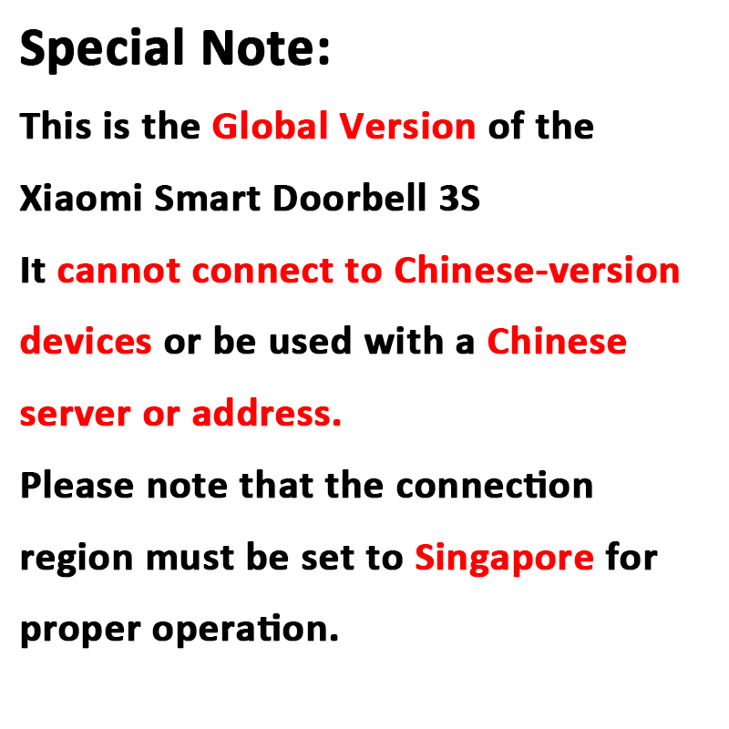 Smart Home Xiaomi Kit - Xiaomi Deurbel 3S Global Version 2K