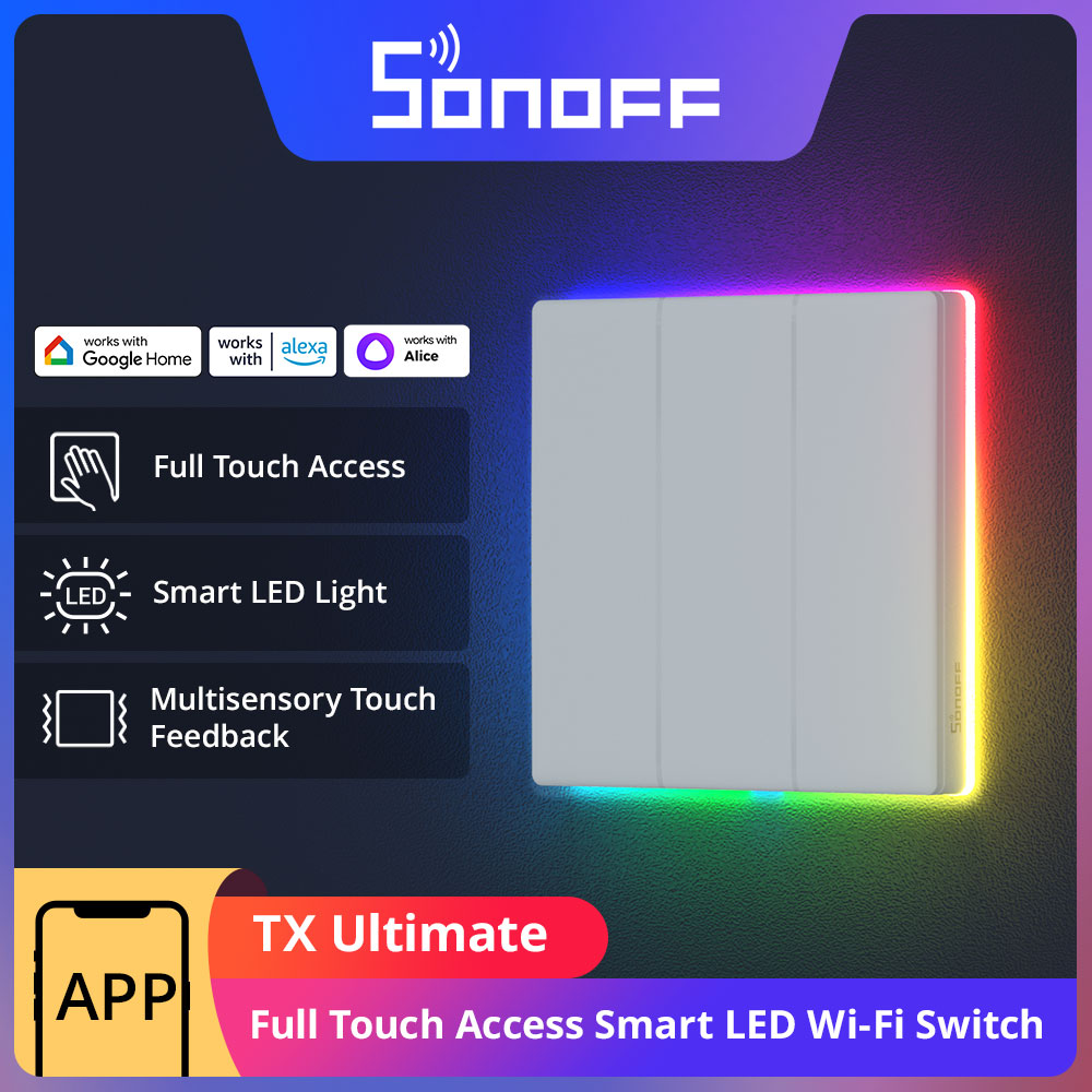 Wifi Led Dimmer - Sonoff Tx Ultieme Slimme Wifi Wandschakelaar