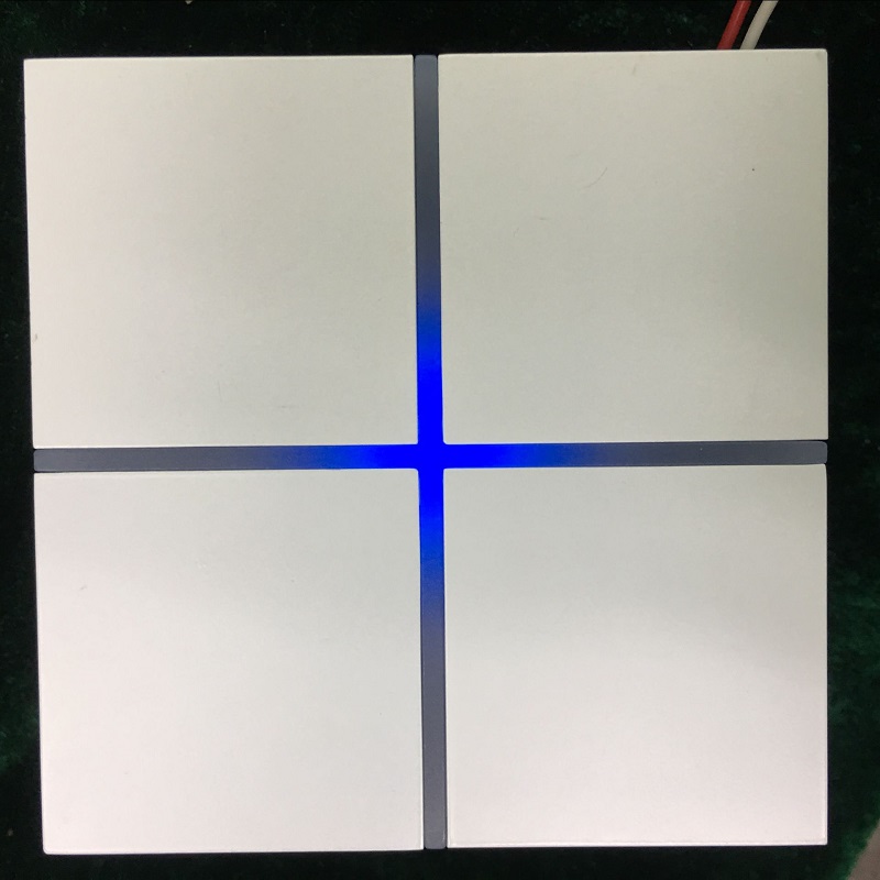 Smart Home Knx System - 2026nieuw 2025 4-voudige KNX Touch Aluminium