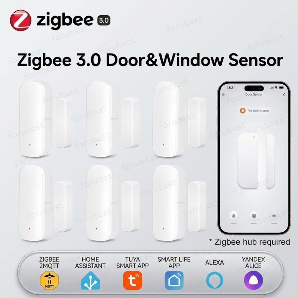 Smart Home Zigbee 3.0 - Zigbee 3.0 Deur Raam Sensor Inbreker