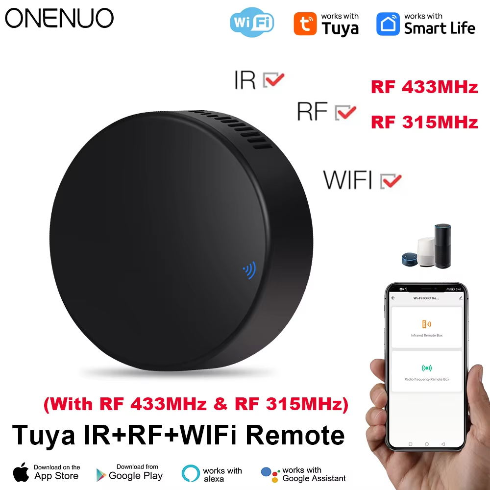 Smart Home Tools - Tuya WiFi RF IR-afstandsbediening 433 MHz