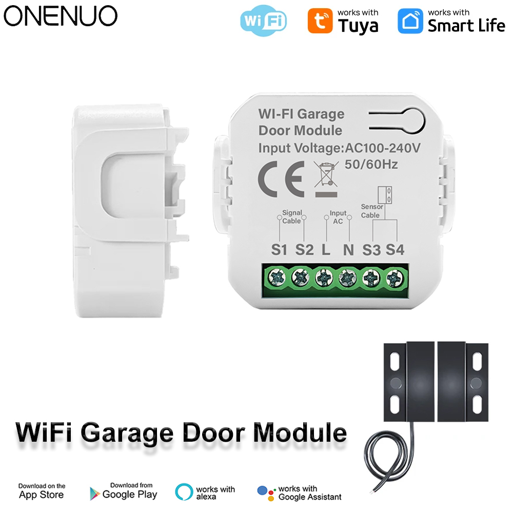 Smart Garage Door Opener - Smart Tuya WiFi Garagedeurschakelaar Deuropening Smart