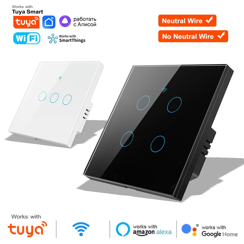 Tuya Wifi Socket - WiFi RF 433MHz Touch Wandlamp Slimme