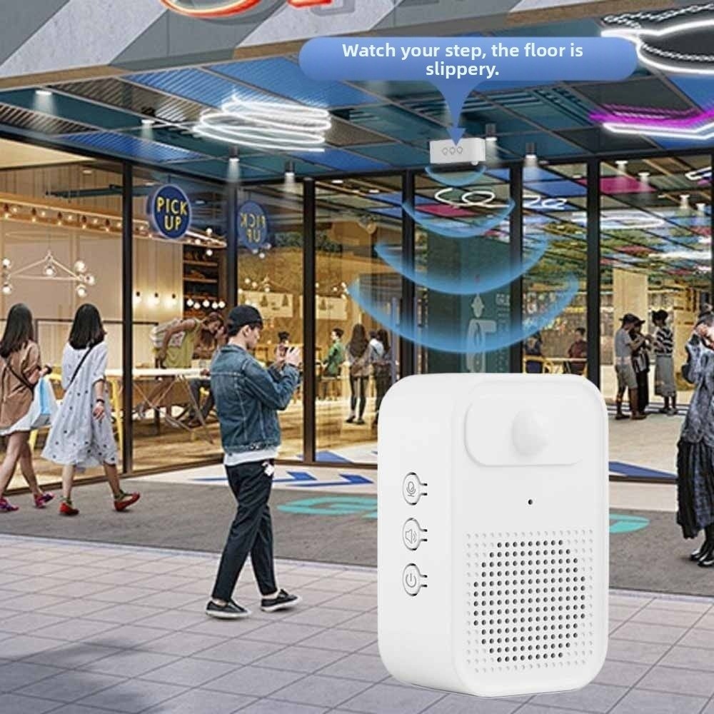 Wireless Door Sensor - Infraroodsensor Welkomstdeurbel met opnamefunctie Draadloze deurbel