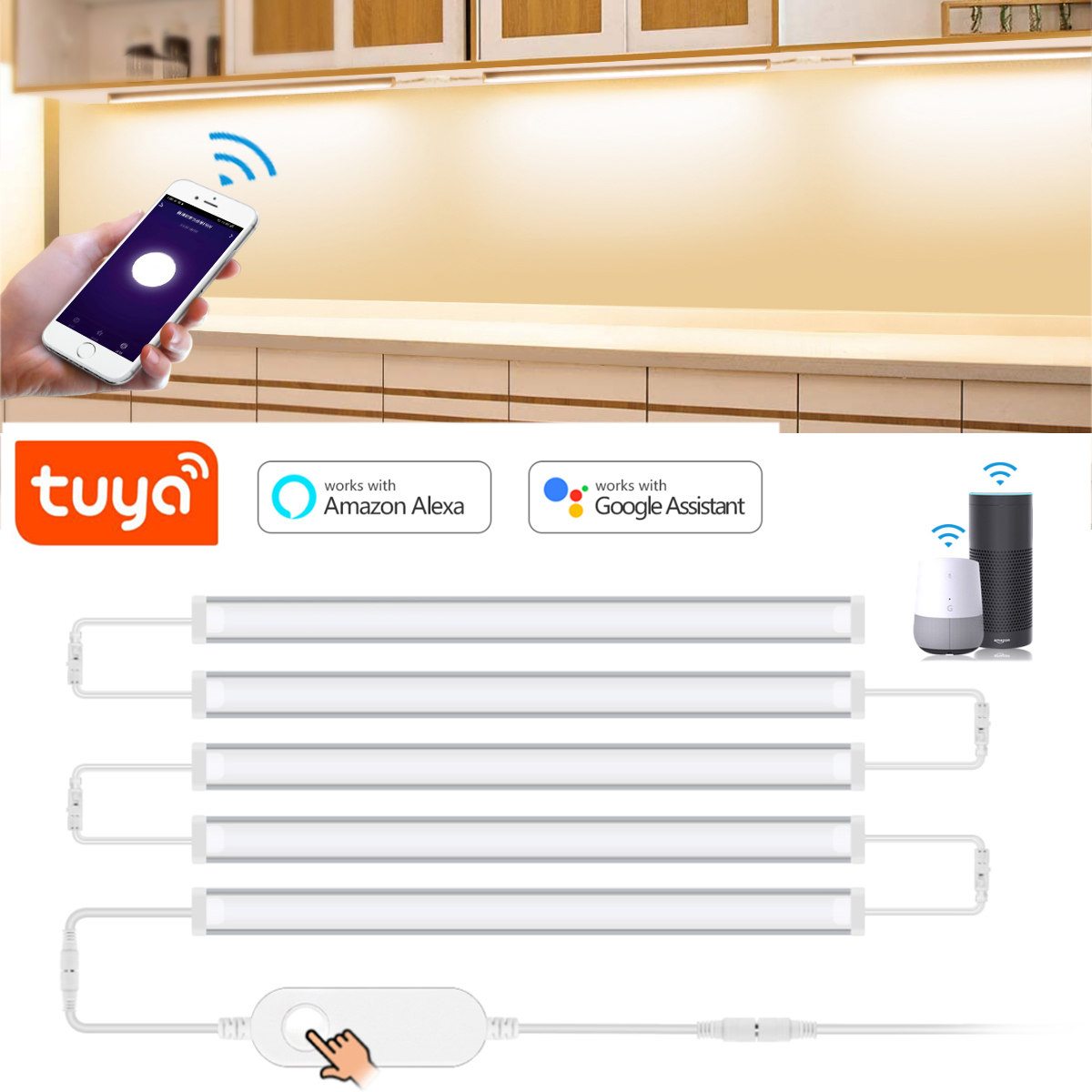 Smart Home Kitchen - 1-5 Stuks Keuken Tuya Smart Led