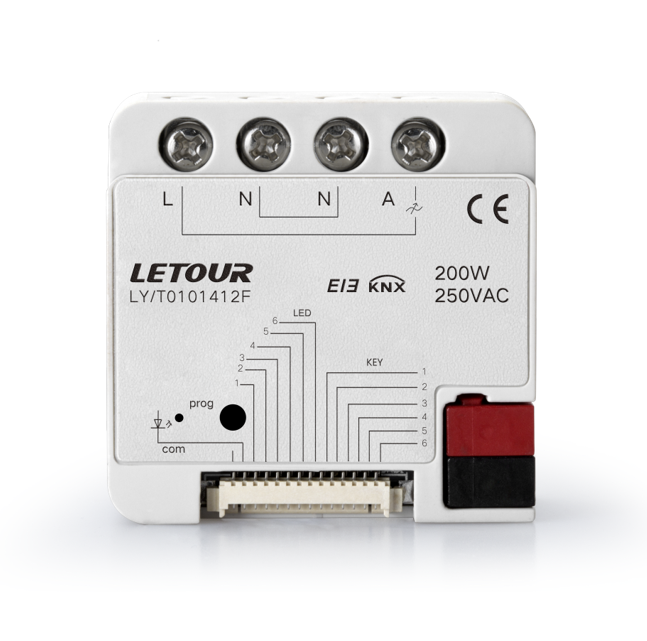 Smart Home Knx System - Ingebed 1-kanaals 200W dimmer driver slimme