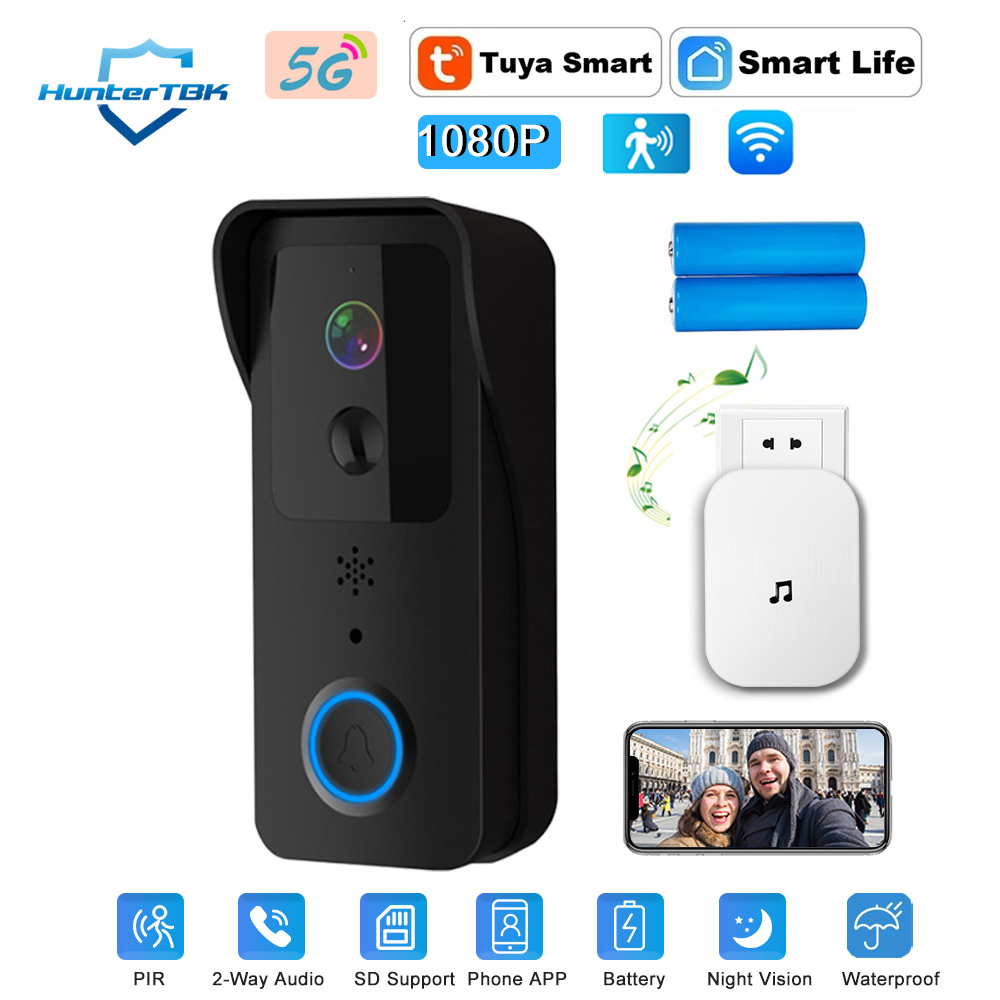 Smart Home Video Doorphone Ezviz - 1080P HD WiFi Deurbelcamera met Nachtzicht