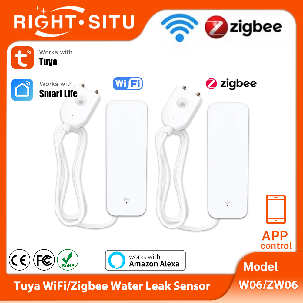 Smart Home Proxmox - Tuya WiFi Zigbee Watersensor Slimme lekdetector