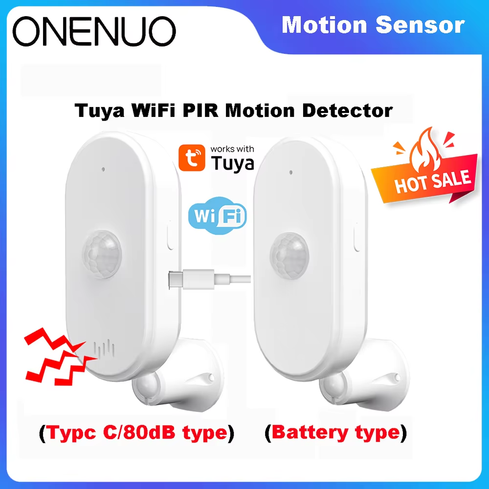Smart Home Wiser - Tuya WiFi PIR-bewegingssensor Menselijk lichaamsdetectiesensor Smart