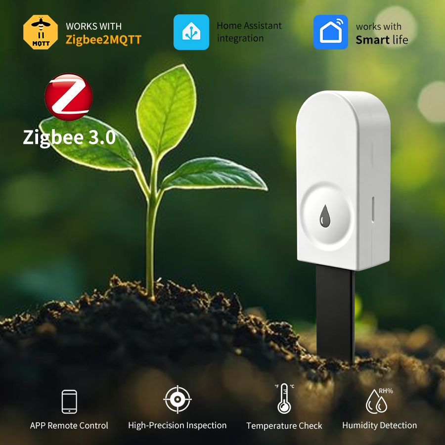 Smart Home Zigbee 3.0 - Slimme Zigbee 3.0 Bodemtester Vochtigheids- en