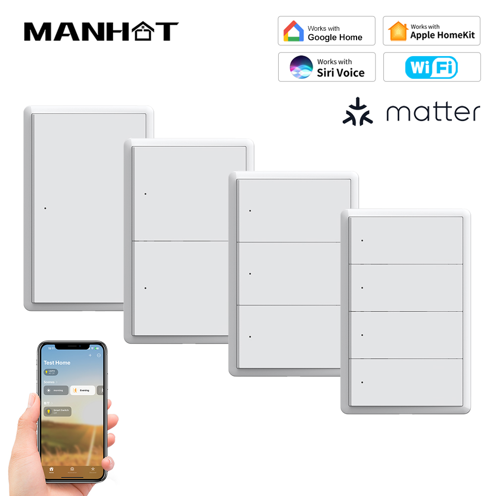 Tuya Wifi Socket - MANHOT Homekit WiFi Smart Switch Geen