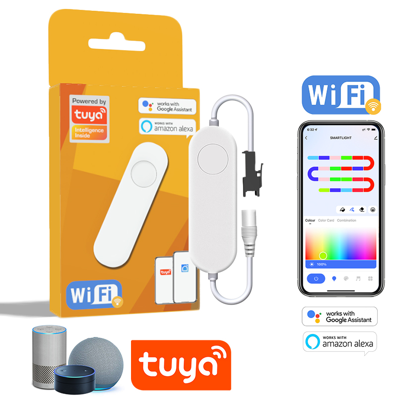 Wifi Led Dimmer - TUYA Adresseerbare Controller WIFI RGBIC Dimmer