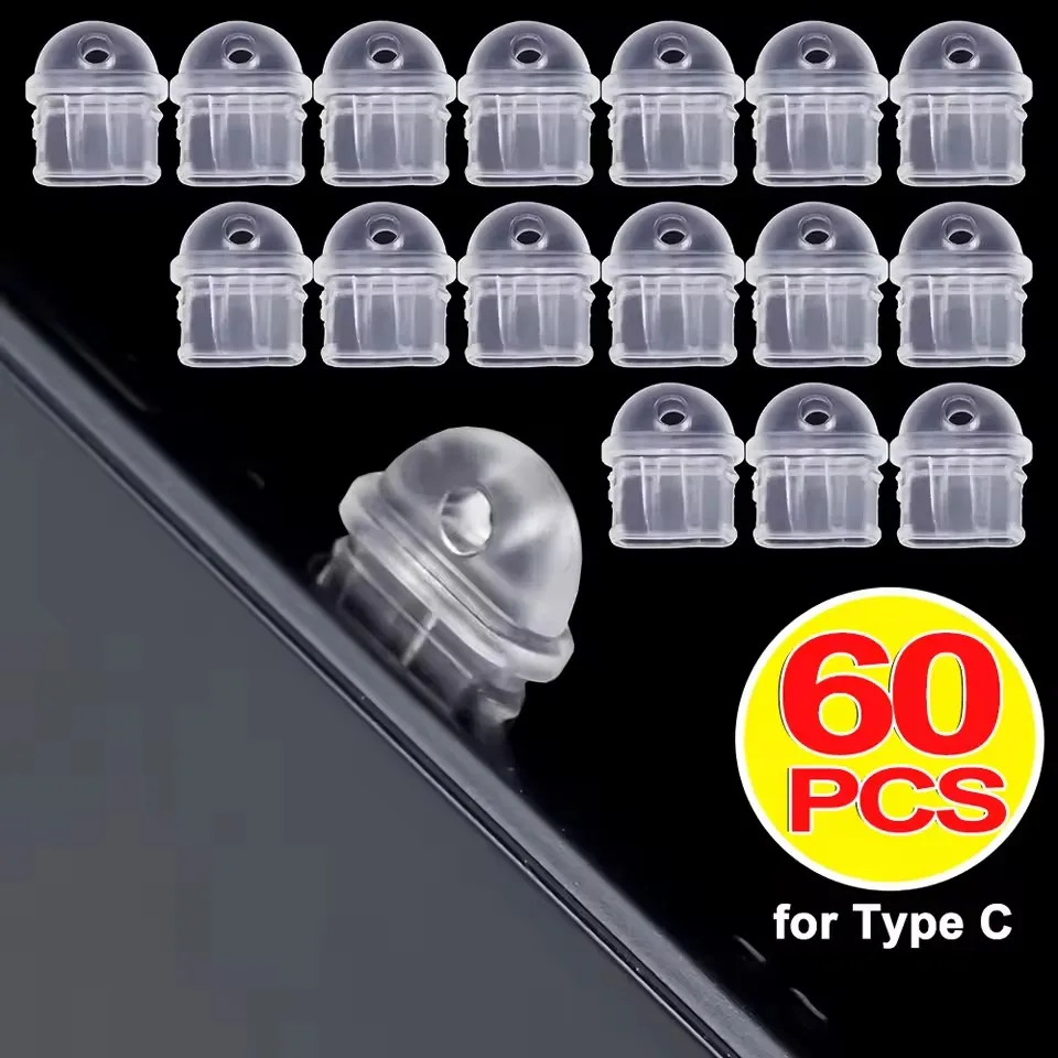 Smart Home Xiaomi Kit - Type-C stofplug oplaadpoortbeschermer anti-stof vuilplug siliconen