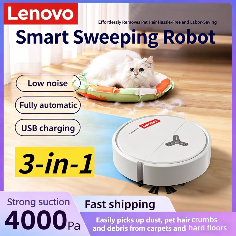 Smart Home Tools - Lenovo 3-in-1 Slimme Veegrobot Aspirateur Staubsauger