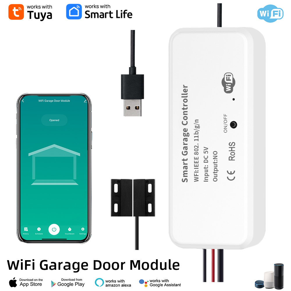 Smart Garage Door Opener - Slimme Garagedeur Opener Dc 5V Mobiele