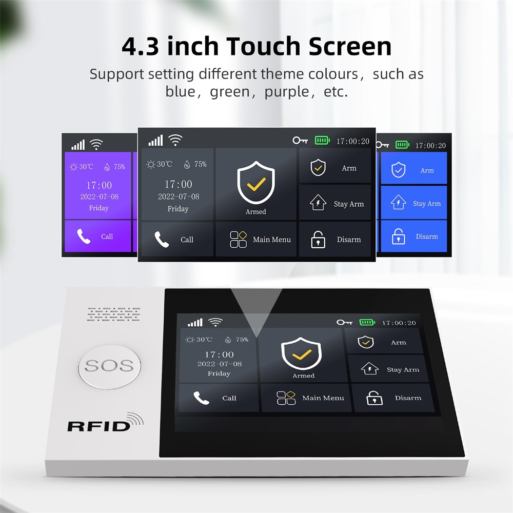 2.4G WIFI Smart GSM Alarmsyste - Smart Home Wiser recensie en prijs