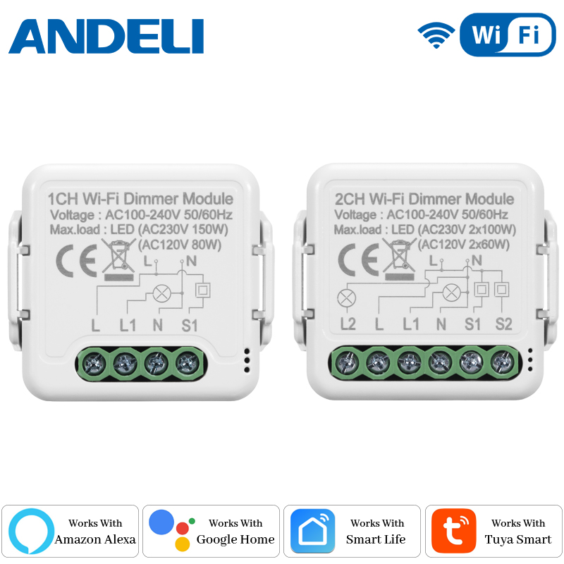 DIY Wifi Smart Dimmer Switch M - Tuya Wifi Socket recensie en prijs