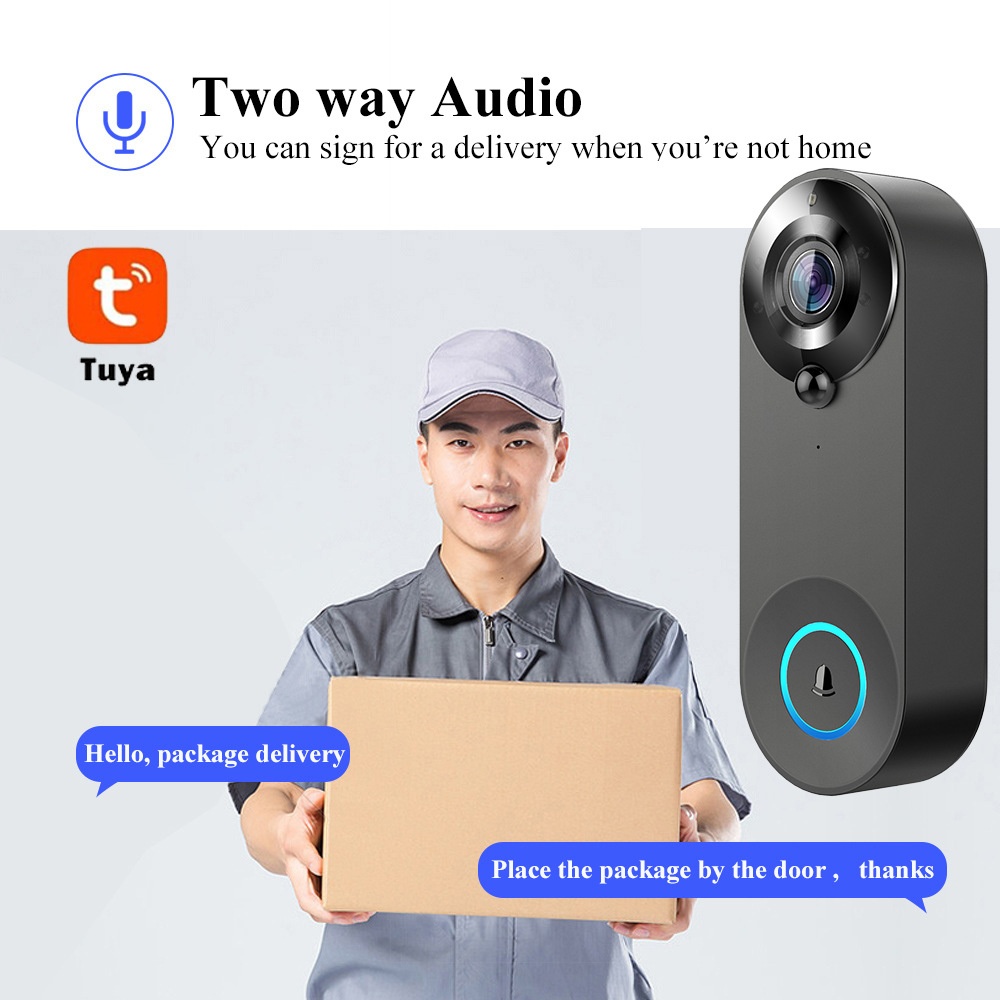 Tuya 1080P Draadloze WIFI Deur - Smart Home Video Doorphone Ezviz recensie en prijs