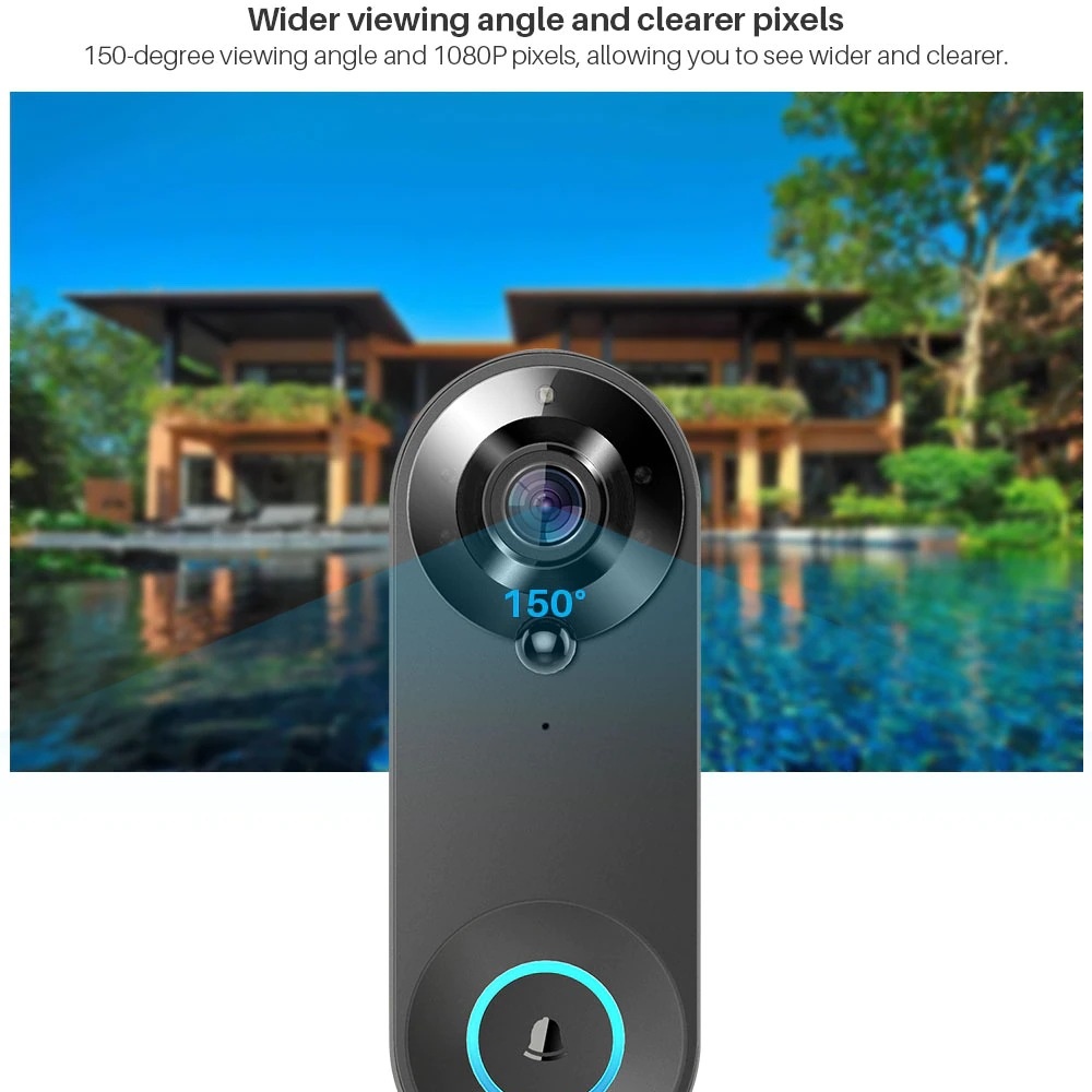 Tuya 1080P Draadloze WIFI Deur - Smart Home Video Doorphone Ezviz recensie en prijs