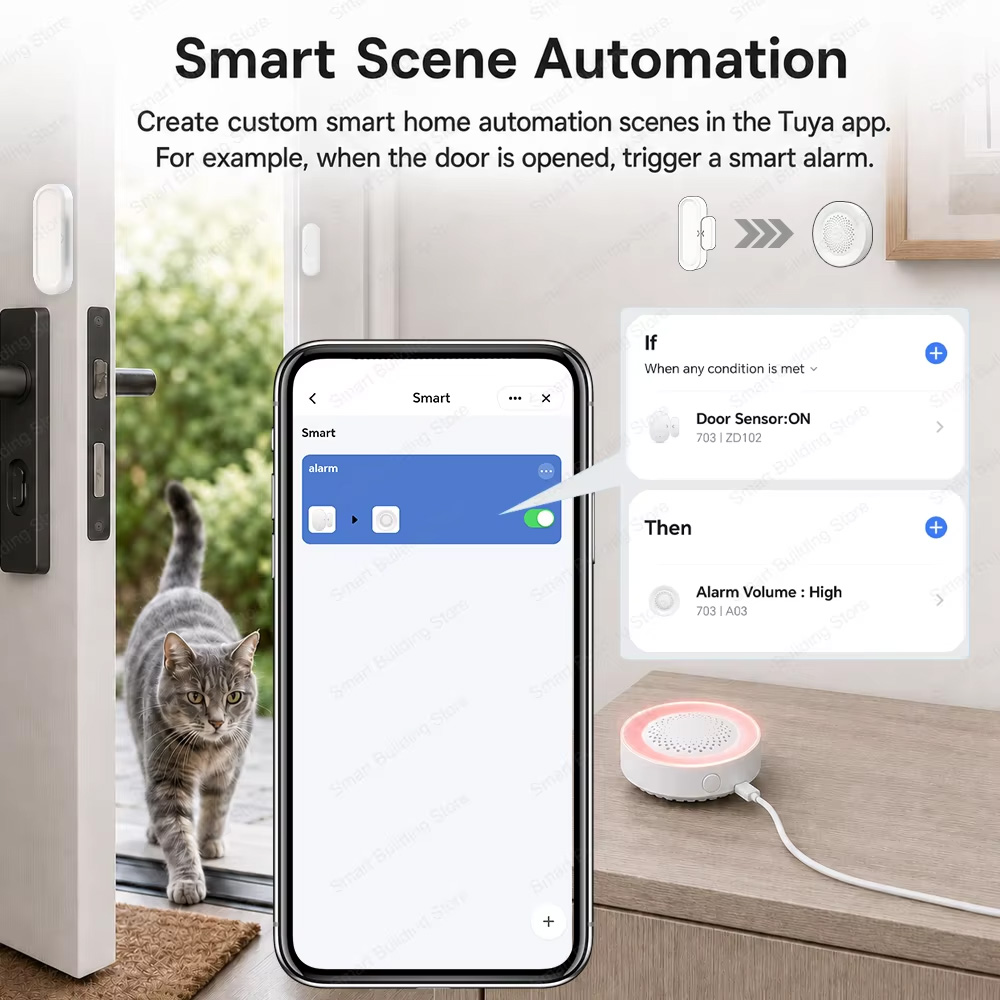 Deur- en raamsensor Zigbee 3.0 - Smart Home Zigbee 3.0 recensie en prijs