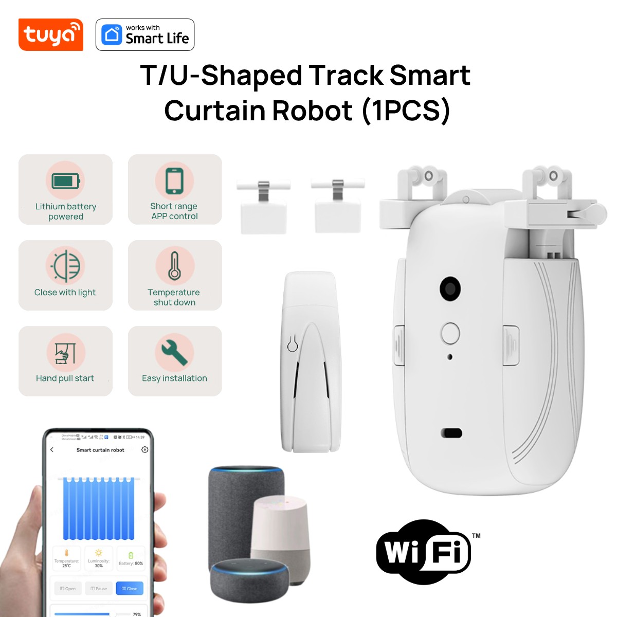 Tuya Smart WiFi-gordijnrobot ( - Smart Home Proxmox recensie en prijs