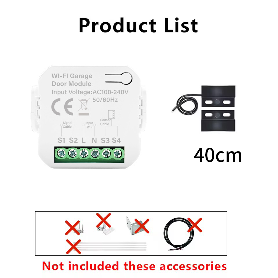 Smart Tuya WiFi Garagedeurscha - Smart Garage Door Opener recensie en prijs
