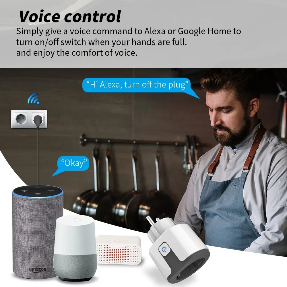 WiFi EU Smart Socket Stekker W - Tuya Wifi Socket recensie en prijs