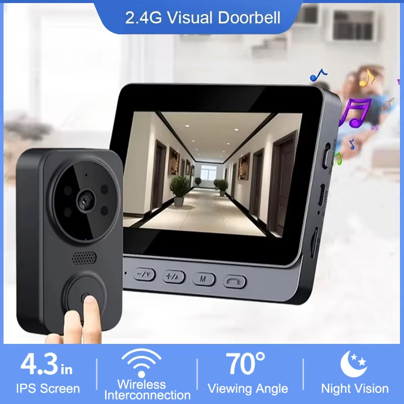 4,3 inch WiFi draadloze videod - Smart Home Video Doorphone Ezviz recensie en prijs