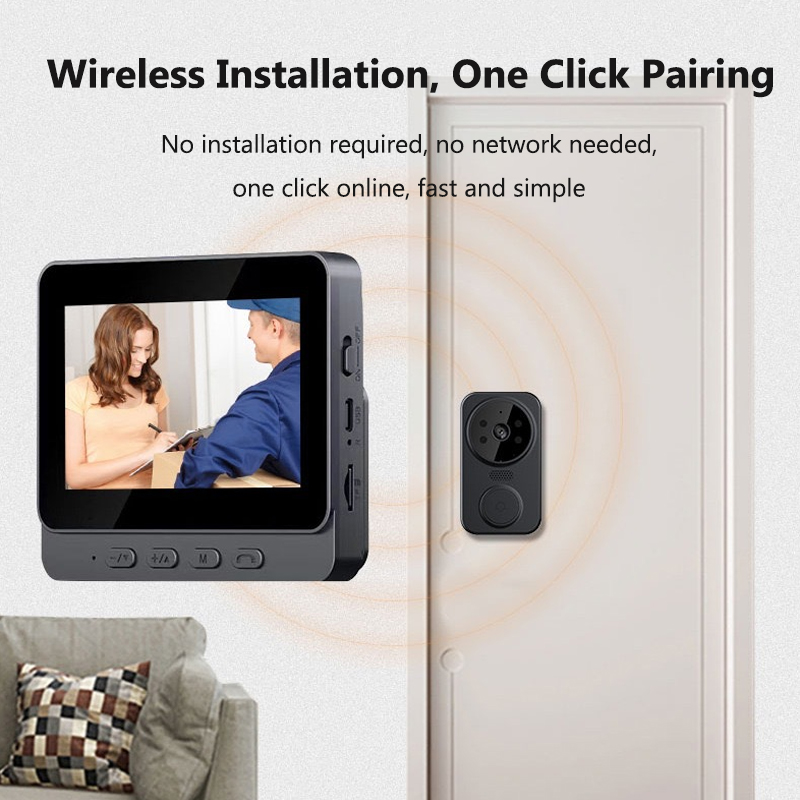 4,3 inch WiFi draadloze videod - Smart Home Video Doorphone Ezviz recensie en prijs
