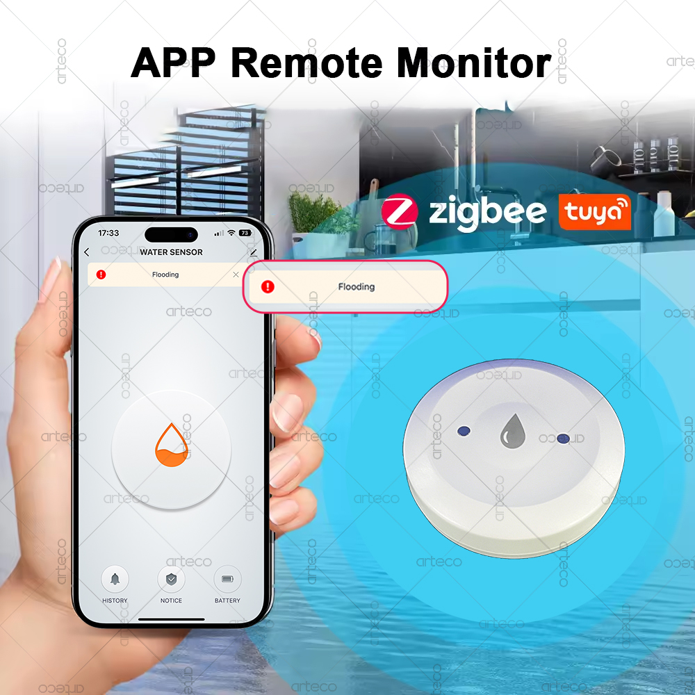 Tuya Smart Zigbee Watersensor  - Smart Home Tools recensie en prijs