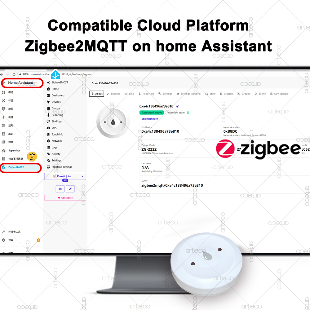 Tuya Smart Zigbee Watersensor  - Smart Home Tools recensie en prijs