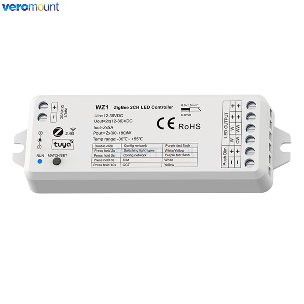 Wz1 Zigbee Led Dimmer 12V 24V  - Wifi Led Dimmer recensie en prijs
