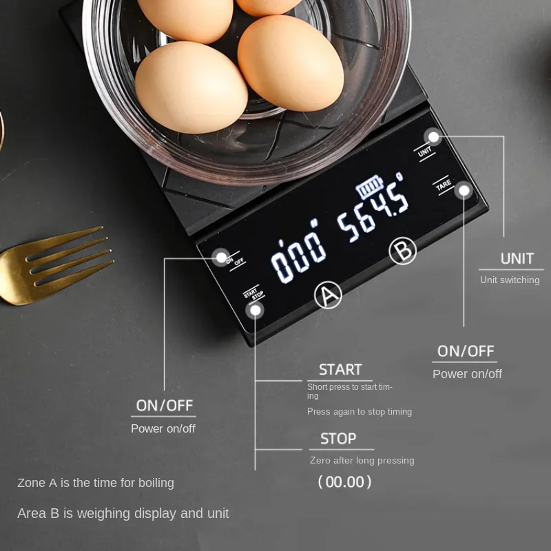 USB-opladen keukenkoffieweegsc - Smart Home Kitchen recensie en prijs