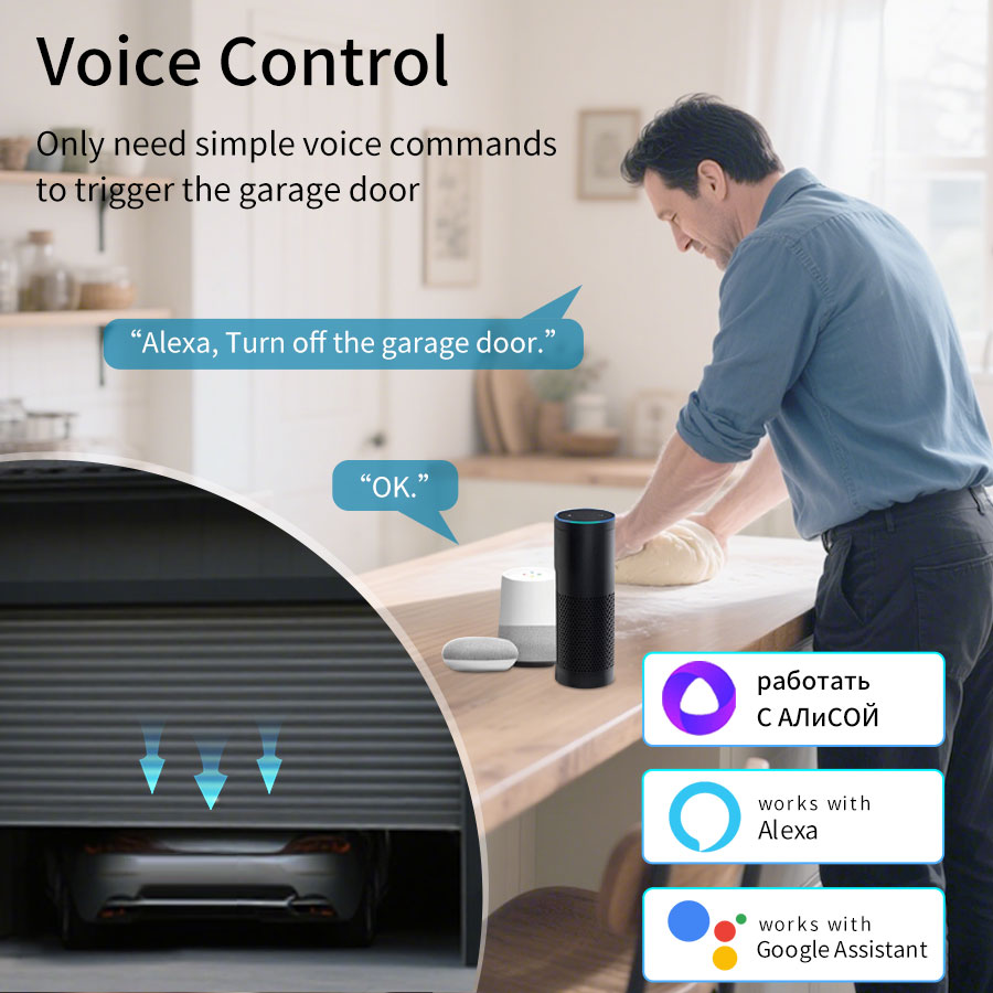 Tuya Smart WiFi of Zigbee gara - Smart Garage Door Opener recensie en prijs