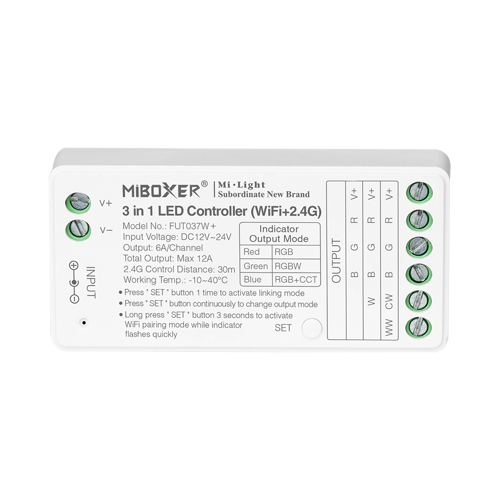 Miboxer Fut 035W + 2in1 Fut 03 - Wifi Led Dimmer recensie en prijs
