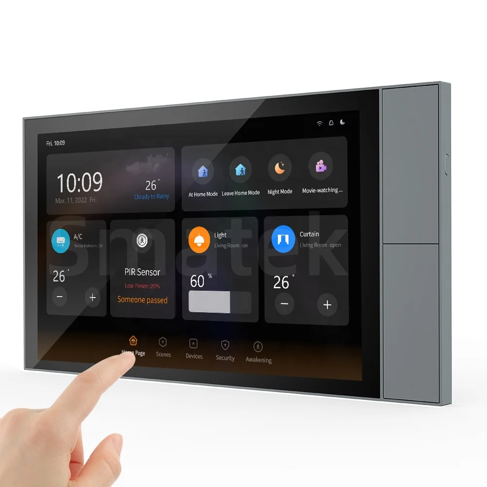 Digitaal scherm Touch Smart Wi - Smart Home Knx System recensie en prijs