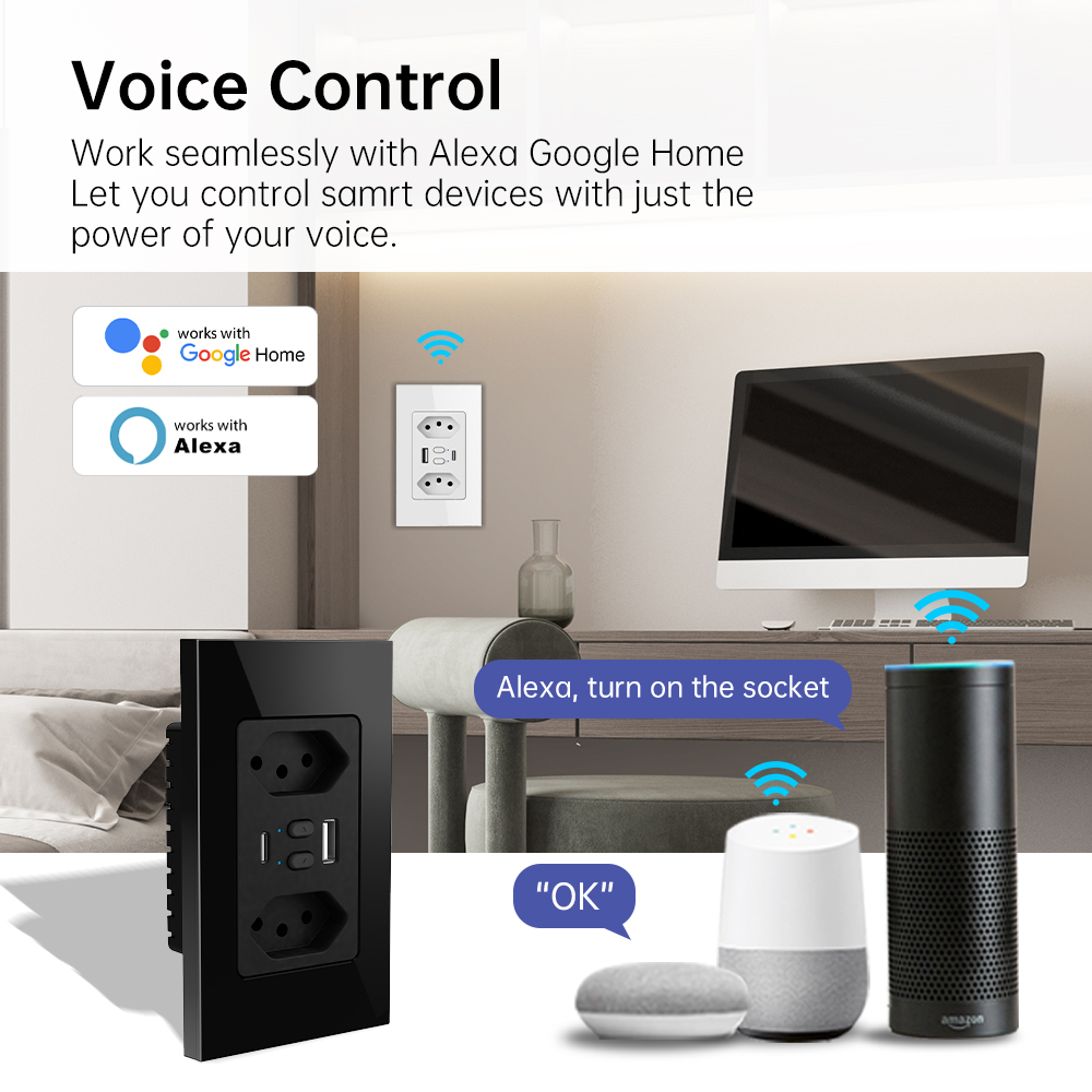 MANHOT Wifi Smart Brazil Socke - Tuya Wifi Socket recensie en prijs