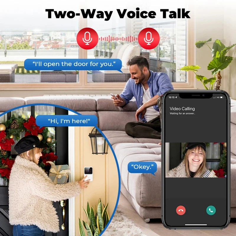 Smart Home WiFi-videodeurbel D - Smart Home Video Doorphone Ezviz recensie en prijs