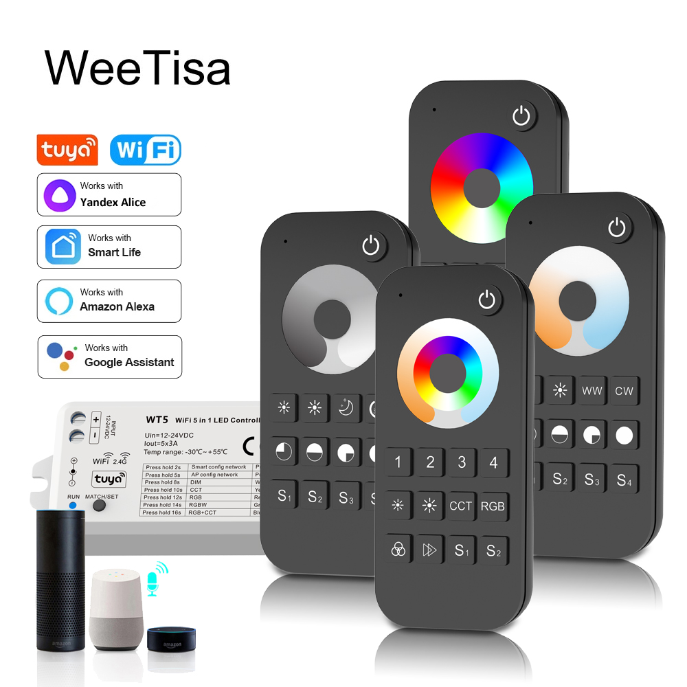 5 in 1 LED Strip Controller 12 - Wifi Led Dimmer recensie en prijs