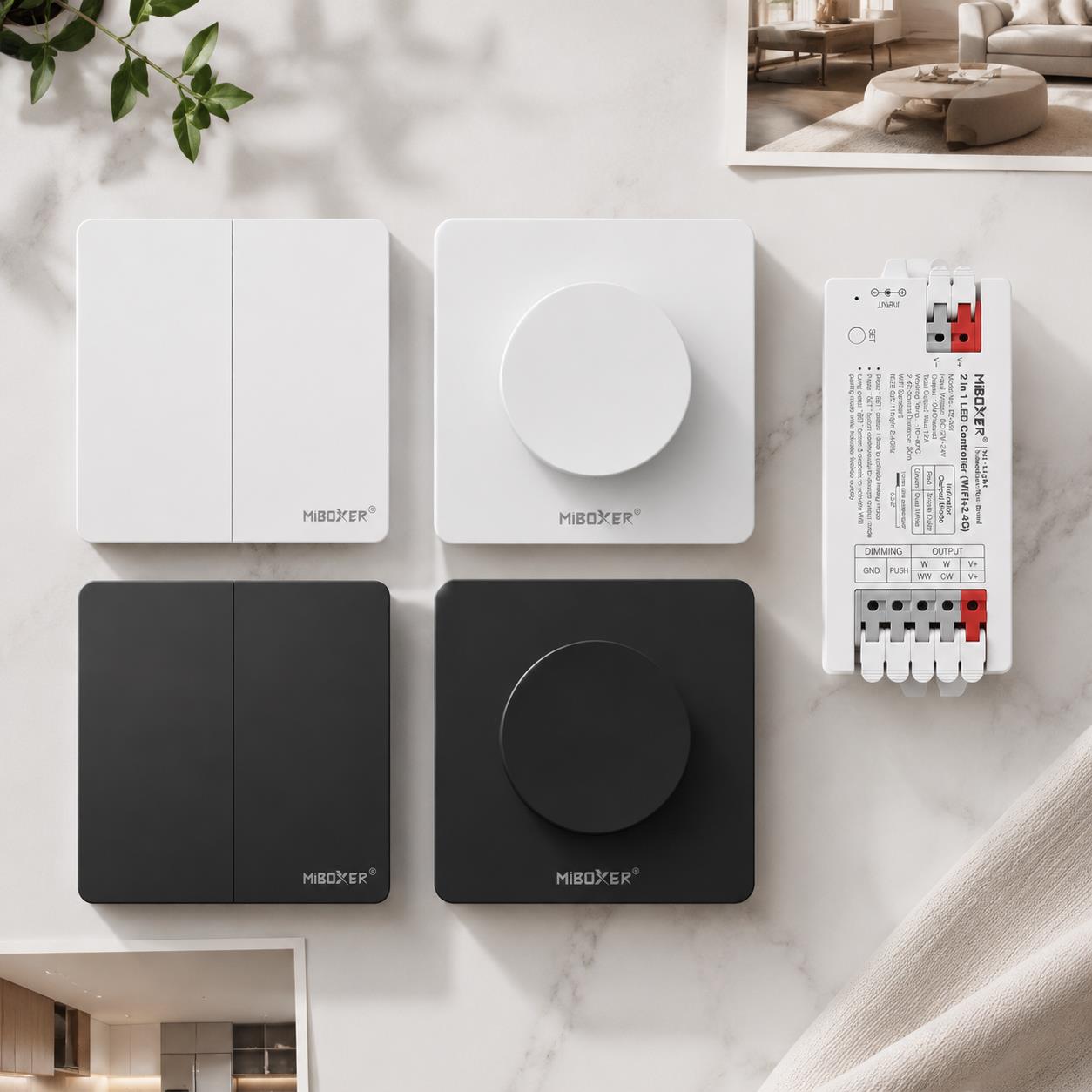 Miboxer E2-WR K1 PUSH3 PUSH3-2 - Wifi Led Dimmer recensie en prijs