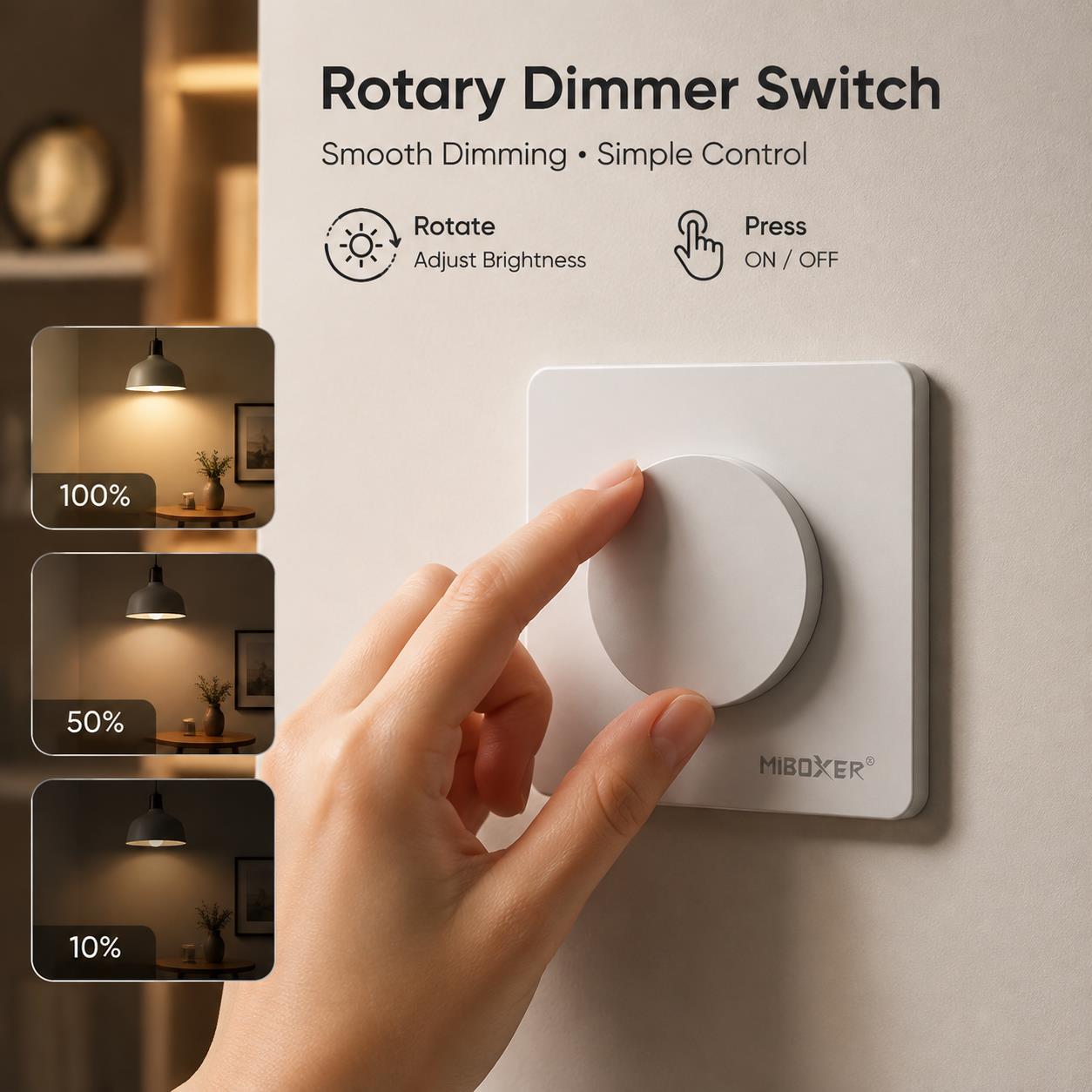 Miboxer E2-WR K1 PUSH3 PUSH3-2 - Wifi Led Dimmer recensie en prijs