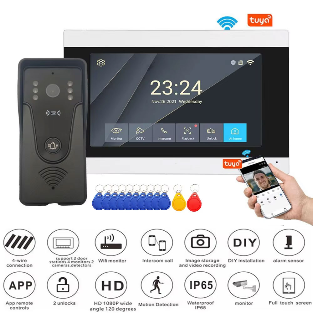 Tuya 1080P 7 inch kleurenaanra - Smart Home Video Doorphone Ezviz recensie en prijs