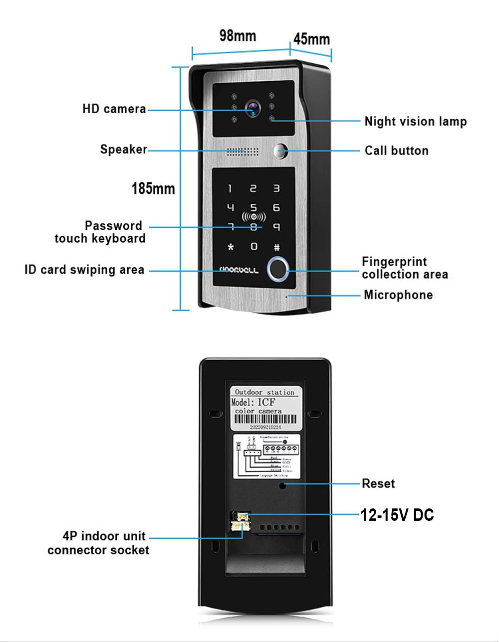 Wifi Tuya 7 inch touchscreen w - Smart Home Video Doorphone Ezviz recensie en prijs