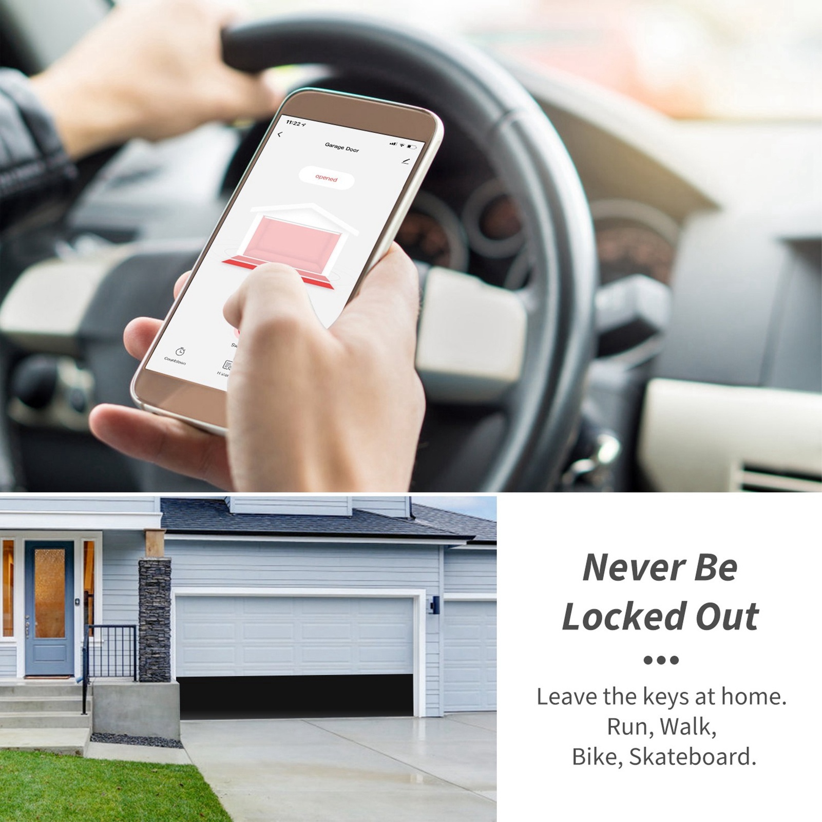 Intelligente WIFI garagedeur d - Smart Garage Door Opener recensie en prijs