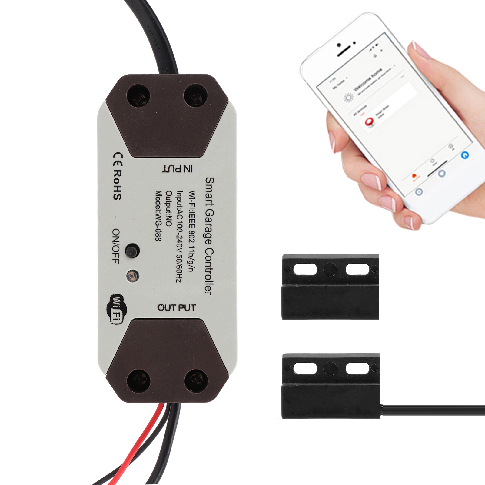Intelligente WIFI garagedeur d - Smart Garage Door Opener recensie en prijs